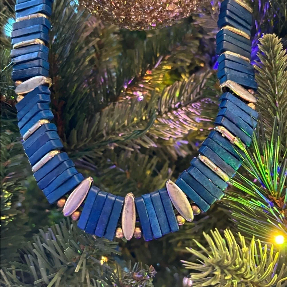Blue and Gold Women's Necklace